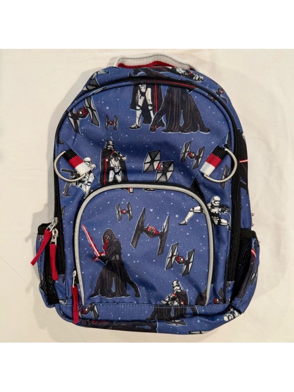 Pottery Barn Kids Star Wars Small Mackenzie Backpack Stormtroopers Kylo Ren Blue